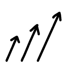 右肩上がり！上向き矢印セット｜Upward Arrow Set