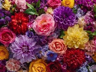 Close-up Photograph of Assorted Blooming Flowers