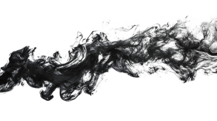 smoke isolated on transparent background