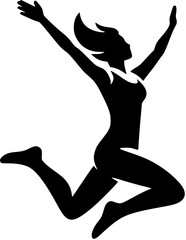 jumping man Generative AI