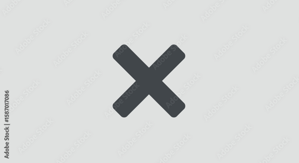 Poster simple dark gray 
