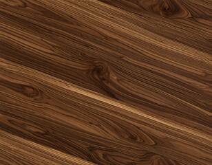 Close-up of dark walnut wood planks with detailed grain &ndash; elegant background