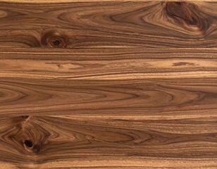 Dark walnut wood texture background with natural grain pattern &ndash; top view