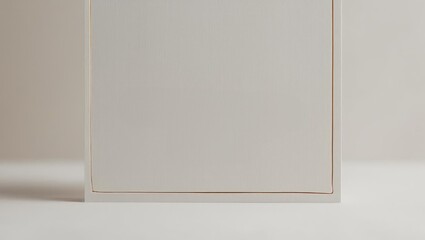 Minimalist Neutral Background with Subtle Texture and Adhesive Frame for Text Overlay and Graphic Design
