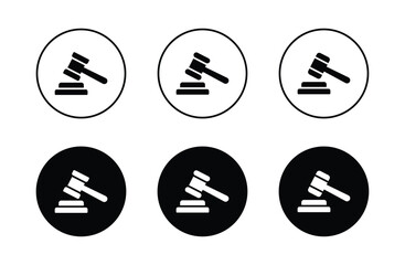 gavel vector icon. gavel symbol icon