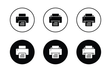 Printer vector icon. Printer symbol icon