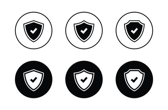 Shield icon. Protection, security icon vector for web site	
