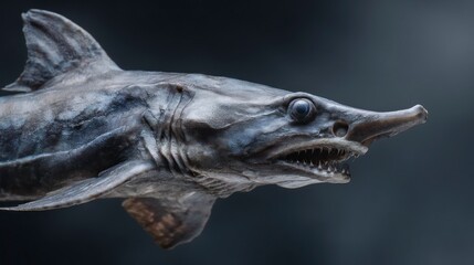 Fototapeta premium Prehistoric shark closeup