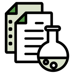 イラストアイコンセット：医療ファイル	
