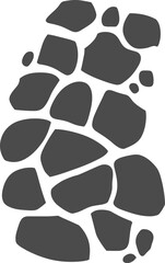 Stone Path Walkway Texture Illustration Vector