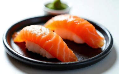 A Plate of Tuna Sushi.