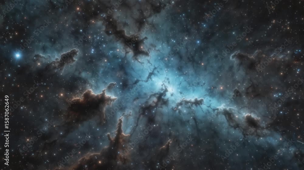 Canvas Prints exploring vibrant galaxies and nebulae in the vastness of outer space