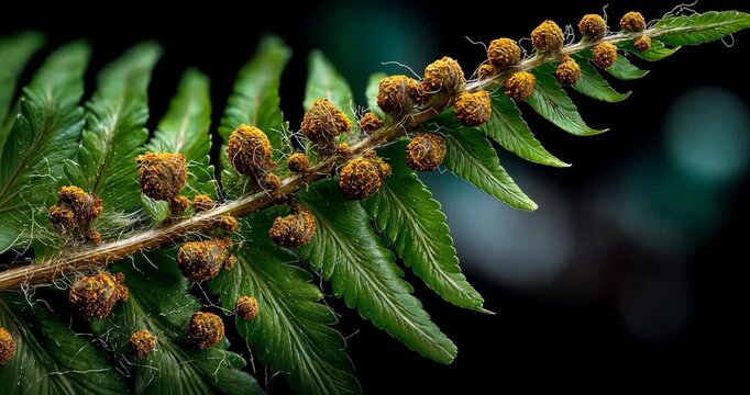 Fern Spores on Frond