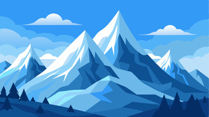 The snowcapped mountains exude a sense of peacefulness and serenity a welcome respite from the chaos of everyday life.