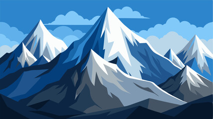 The peaks are crowned with snow their slopes seemingly untouched by time.