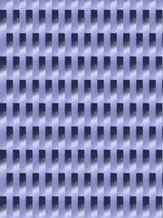 Monochrome Geometric Pattern with Shadow and Reflection