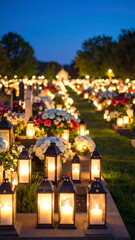 candles in the church