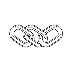 interlocking chain links design