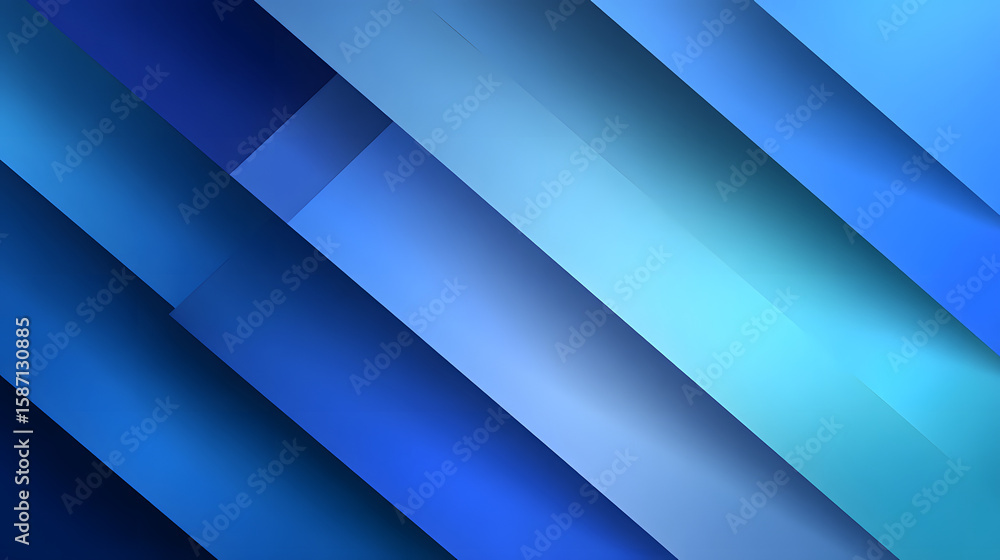 Poster abstract blue gradient geometric diagonal background. modern simple blue abstract background present