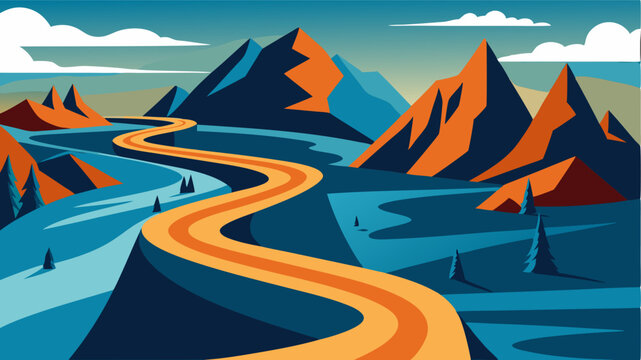 The rugged terrain and steep inclines make this road a thrillseekers dream as it winds through the mountains and offers a sense of adventure at every turn.