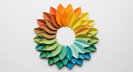 Abstract floral background with colourful blossoms and petals, perfect for nature-inspired spring and summer designs