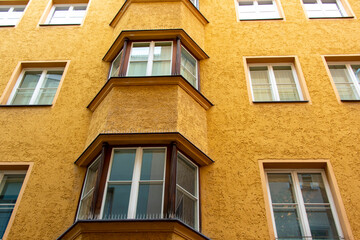 Obraz premium Residential Building Facade in Innsbruck - Austria