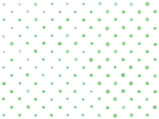 手描き背景　ドット　水彩　グリーン