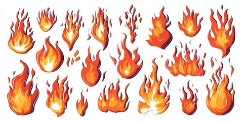 Pixel Art Fire Effects Collection