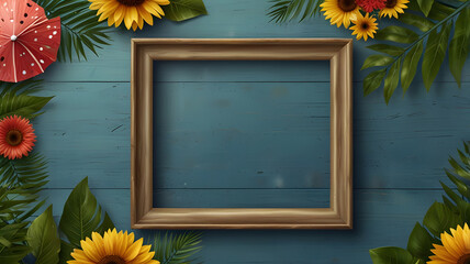 framework for photo or congratulation