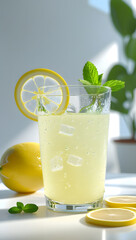 glass of lemonade