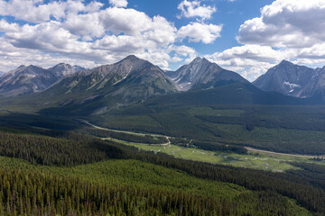 mountain landscape in summer