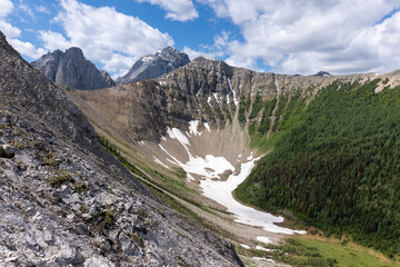 valley in the mountains