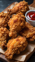fried chicken on a plate