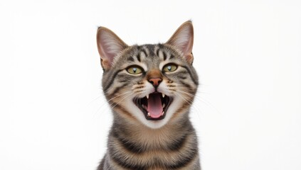 Obraz premium The moment of surprise of the kitten