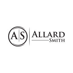 Allard Smith Logo – Distinguished professional branding for consultants, attorneys, or financial advisors. Elegant, authoritative designs that reflect expertise and trust.

