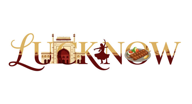 Lucknow India Art Culture with food.
