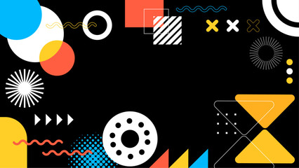 Vibrantly hued abstract geometric artwork suitable for backgrounds, prints, logos, web design, and digital projects needing eye catching visuals.