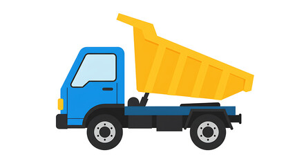 Fototapeta premium Mobile Crane Illustration Lifting and Construction Equipment Graphic Design