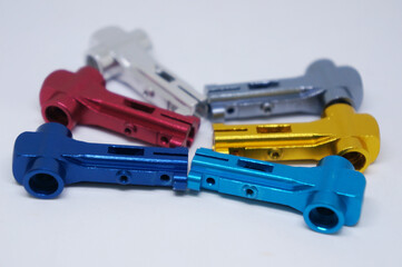 Anodized CNC parts Aluminum Components in Multiple Colors