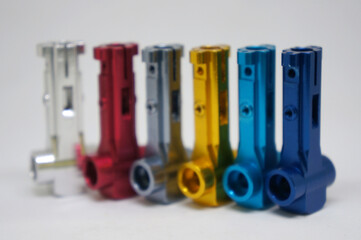 Anodized CNC parts Aluminum Components in Multiple Colors