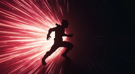 line of action with heroic pose
