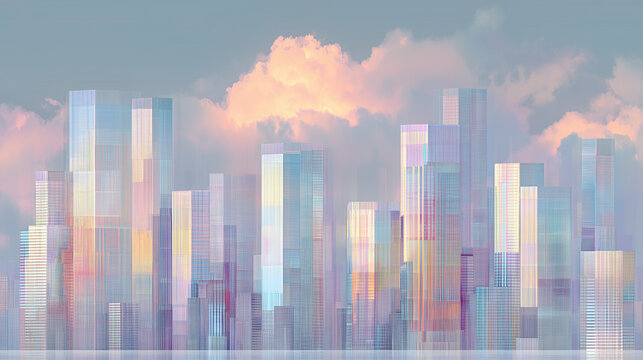 abstract city background