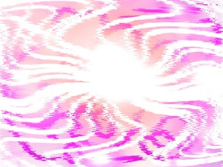 Vibrant Pink Swirls with Glitch Effects Background