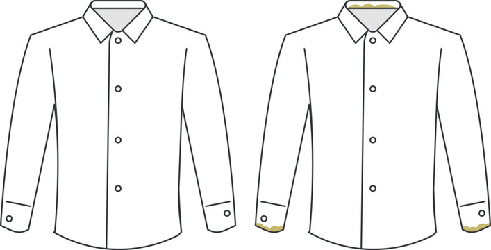 Before and After Comparison of Yellow Stains on Shirt Collar and Cuffs