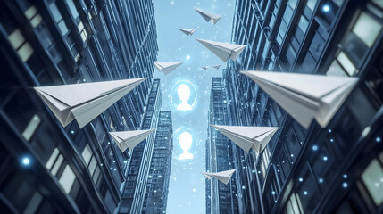 Financial report visualized as a tree displaying metrics on leaves with roots showing foundational investments creating organic representations of capital flows naturally