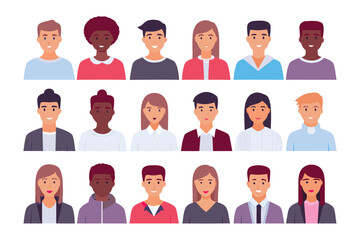 Portraits of Diversity: A collection of diverse portraits, capturing a spectrum of faces, ages, and ethnicities, symbolizing the beauty of human variety and unity.