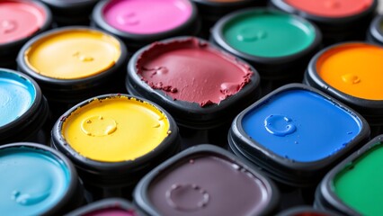 Vibrant colors pigmented mediums, creative stamping, versatile inks, rich impressions, artistic applications, colorful palette.