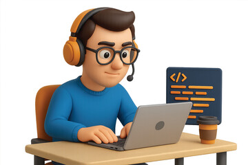 businessman with laptop