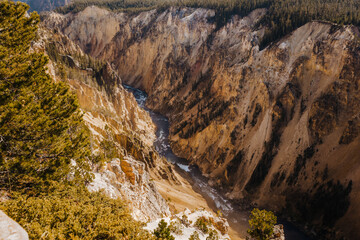 Yellowstone Lower waterfall