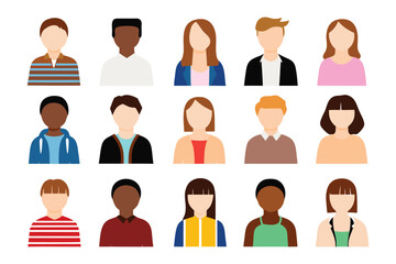 Diversity of Individuals: A collection of fifteen diverse people icons, each representing a unique individual.